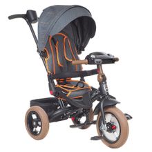 MINI TRIKE ДЖИНС черный (BLACK JEANS), надув.12" 10", свобод. ход перед. кол, свет муз панель,