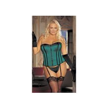 Атласный корсет на молнии