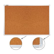 231712 Доска пробковая для объявлений (60х90 см), алюминиевая рамка, РОССИЯ, BRAUBERG