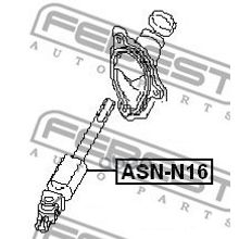 Вал Карданной Передачи Рулевой Нижний Febest арт. ASNN16