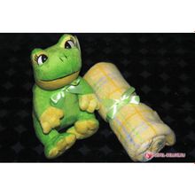 Arya Плед ДетскийС Игрушками  Frog Зеленый (75x100 см.)