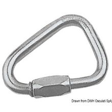 Osculati Delta SS snap-hook w. screw opening 3.5 mm, 08.875.03