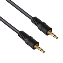 Кабель аудио 3.5 stereo plug -> 3.5 stereo plug, 5 м, черный, позолочен., Exegate (EX-CCA-404-5.0)