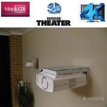 MирLCD Mirlcd Wall Mount for Projectors with shelf