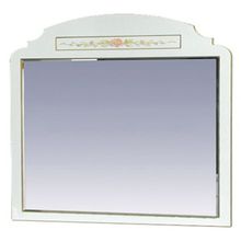 Misty Зеркало Milano 120 белая патина декор