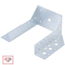 СИБРТЕХ Опора бруса раскрытая, 2 мм, OBR R-50 х 107 х 76 мм, цинк Россия Сибртех