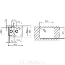 Мойка Teka Universo 65.50 1 1 2 B