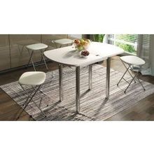 Трия Лион (мини) Стол обеденный с хромированными ножками