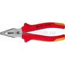 МАСТАК Плоскогубцы комбинированные 180 мм, диэлектрические, держатель МАСТАК 030-00180EH