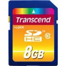 Карта памяти SD 8Gb Transcend SDHC Class 10