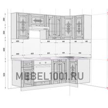 Кухня БЕЛАРУСЬ-8.6 модульная угловая. 2200х1000мм