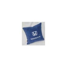  Подушка Honda синяя вышивка белая