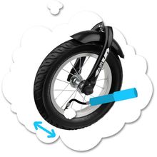 Беговел с надувными колесами Small Rider Roadster 2 AIR (желтый)