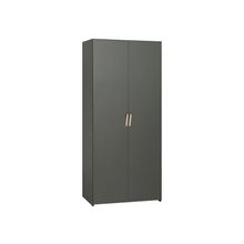 Шкаф 2-дверный c полками и штангой