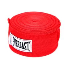 Бинт боксерский Everlast 4456RU 4.55 м красный