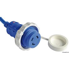 Osculati Pre-mounted cap + cable blue 10 m 16 A, 14.334.50