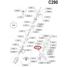 Profurl Нижний крепежный винт переходника Profurl 52178 M8 x 10 для C290