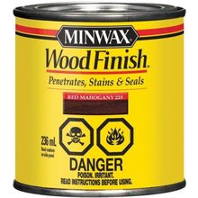 Minwax Wood Finish 237 мл красный махагон