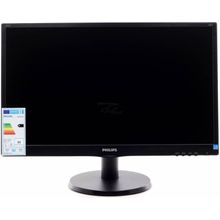 Монитор 23.6" PHILIPS 243V5LHSB (00 01) TN+film LED 16:09 HDMI,DVI 5ms 250cd 1920x1080  черный