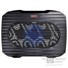 Buro Подставка для ноутбука 15.6"357x265x33mm 1xUSB 1x 140mmFAN 345г металлическая сетка пластик черный BU-LCP156-B114