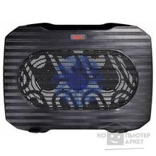 Buro Подставка для ноутбука 15.6"357x265x33mm 1xUSB 1x 140mmFAN 345г металлическая сетка пластик черный BU-LCP156-B114