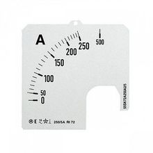 Шкала для амперметра SCL-A5-250 48 |  код. 2CSG121249R5011 |  ABB