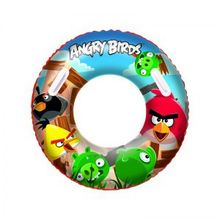 Надувной круг с ручками "Angry Birds" Bestway 96103