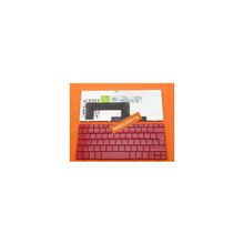 Клавиатура для ноутбука HP Mini 700 1000 1001 1002 1010 1100 1115 1125 1152 серий русифицированная красная