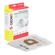 M-19 Мешки-пылесборники Ozone синтетические для пылесоса, 3 шт