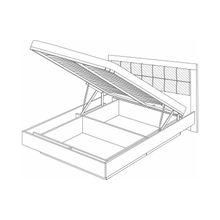 Кураж Кровать-5 с подъемным основанием 1400 экокожа Парма Нео