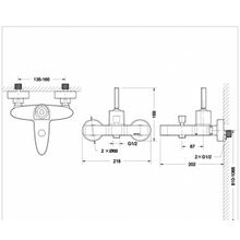 Смеситель для ванны Bravat Spring F679113C-01