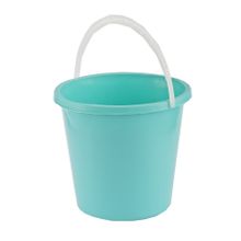 Ведро пластмассовое круглое 10л, бирюзовое ТМ Elfe
