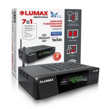 Lumax DV4207HD DVB-T2 приставка Wi-Fi, обучаемый пульт