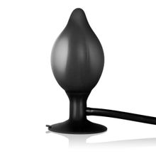 Чёрный анальный расширитель Booty Call Booty Pumper Medium - 11,5 см. Черный