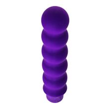 Фиолетовый фигурный вибратор - 17 см. Фиолетовый