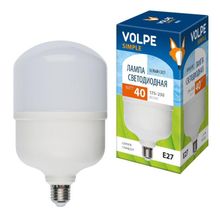 Volpe Лампа LED сверхмощная Volpe E27 40W 4000K матовая LED-M80-40W NW E27 FR S UL-00002905 ID - 235687