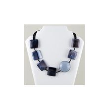 Колье из муранского стекла, арт. M_15.2grey