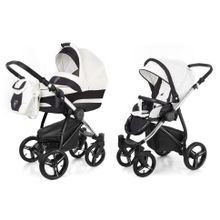 Коляска 2 в 1 Esspero Newborn Lux (шасси Chrome) - White