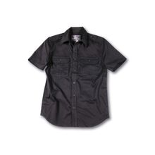 Рубашка 1 2 Plain Summer черная Surplus (Германия)