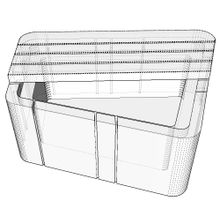 Скамейка бетонная UNI SLL