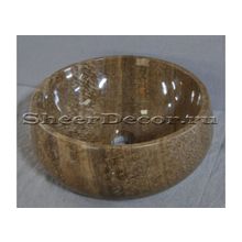 Раковина из дерева окаменелого Sheerdecor Bull 3932111 | Элитная раковина