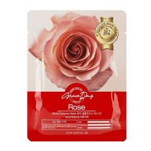 Тканевая маска с экстрактом Розы Grace Day Rose Cellulose Mask 5шт