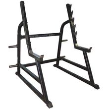 Стойка для приседаний с ограничителями Черная рама