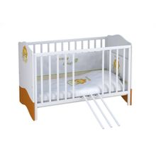 Polini Basic 140х70 см Джунгли бело-оранжевая