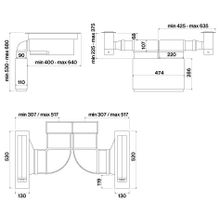 FALMEC Piano Double Suction Inox