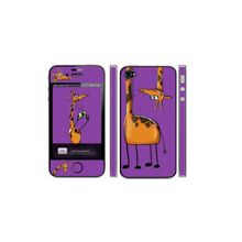Виниловая наклейка на iPhone 4 и 4S iSwag "Жирафы"