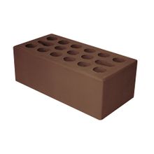 Кирпич облицовочный полуторный (лицевой) цвет коричневый (шоколад) М-150 Керма КЗ
