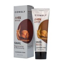 Пенка для умывания кремовая восстанавливающая с муцином улитки Consly Snail Mucus Regenerating Creamy Cleansing Foam 100мл