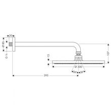 Верхний душ Hansgrohe Raindance AIR (27493000) (300 мм)