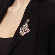 Брошь "Павлин" (арт. 54146-4355)